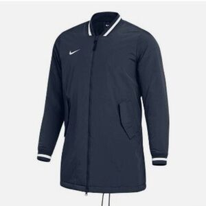 Nike Women's Navy Bomber Jacket with White Accents